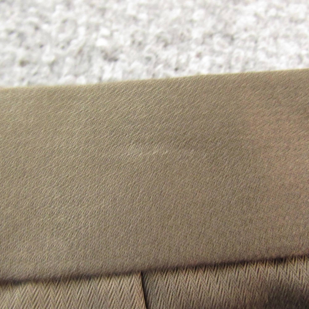 Vintage Dockers Pants Mens 33x32 Brown Stain Defender Dress Slacks Pleated Cuffs - Picture 11 of 12